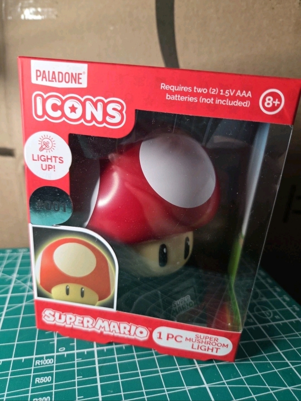 Nintendo Paladone Icons Super Mario Super Mushroom Light #001